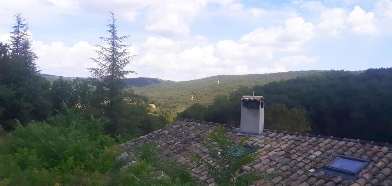 Gites La Ferme Accrochee A La Colline Lagorce  Exterior photo